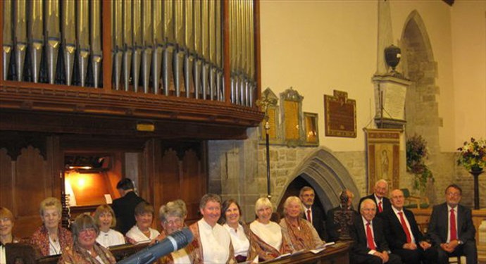 Organ and Clungunford Village Choir